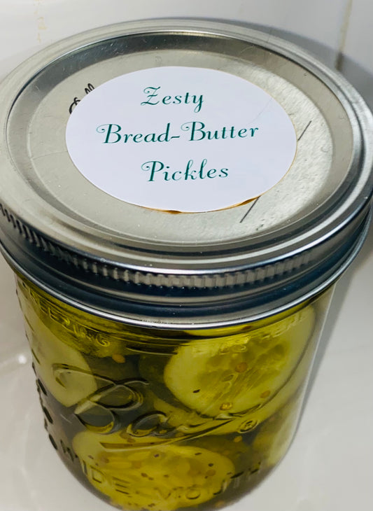 Zesty Bread and Butter Slices